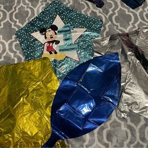 Mickey Mouse 1st birthday balloon bouquet, new 4ct.